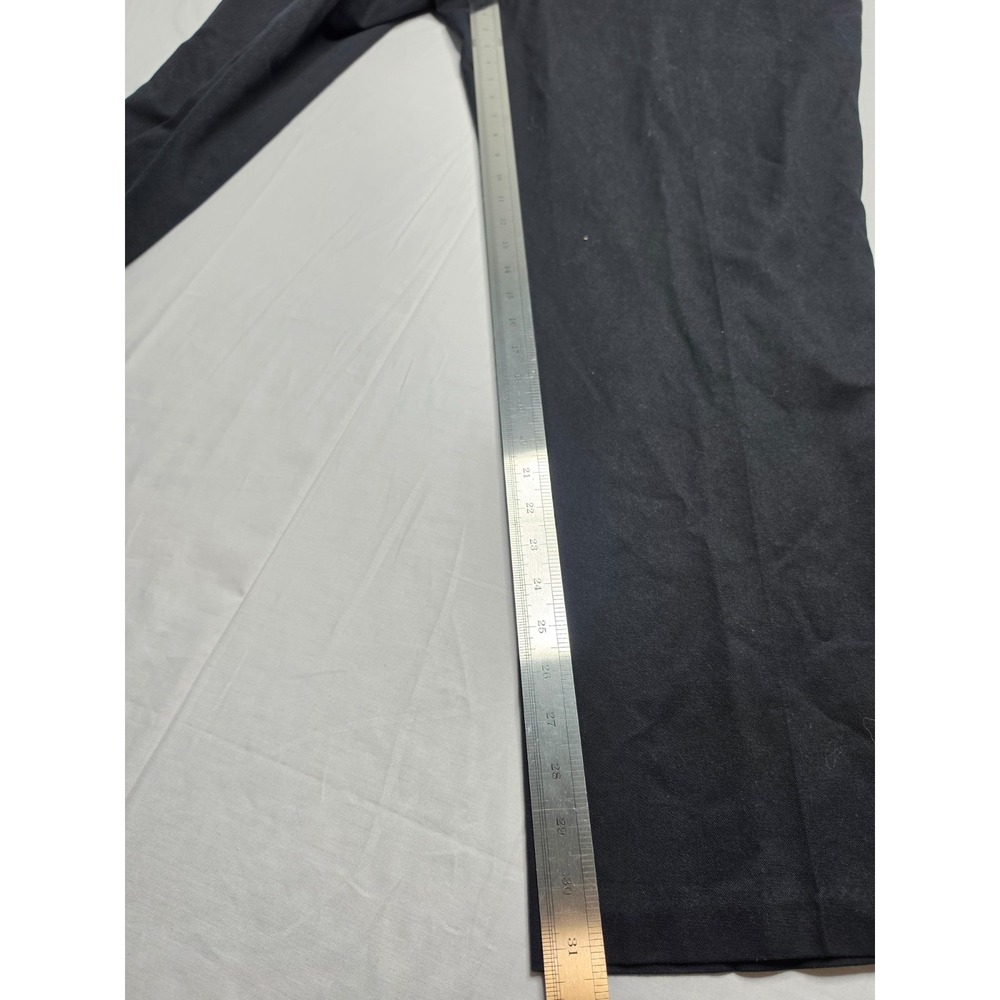 Cintas Comfort Flex Work Pants Mens 40x32 Black Cotton Slash Pocket Straight Leg - Picture 4 of 7